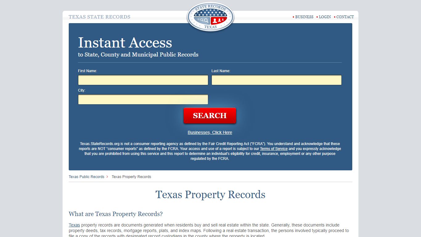 Texas Property Records | StateRecords.org